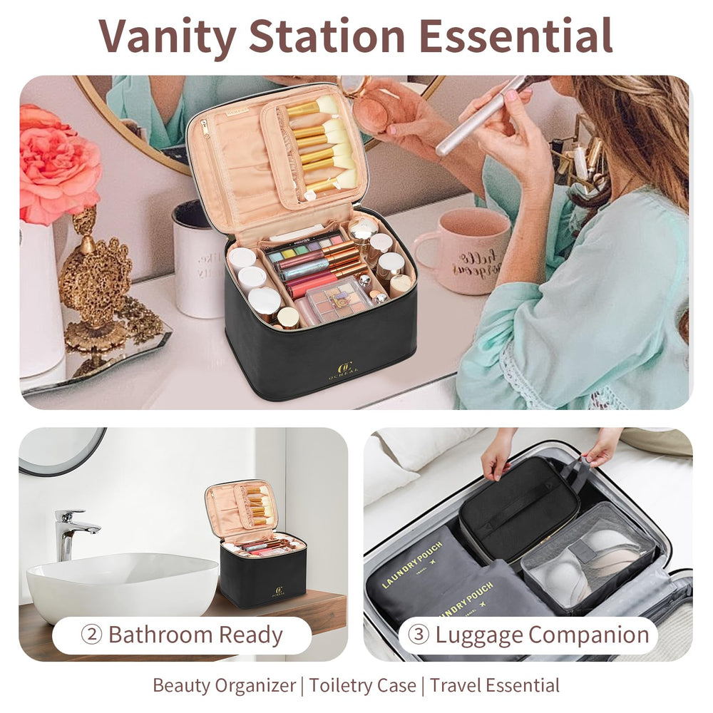 OCHEAL trousse-maquillage usage quotidien et voyage – solution legere et compacte