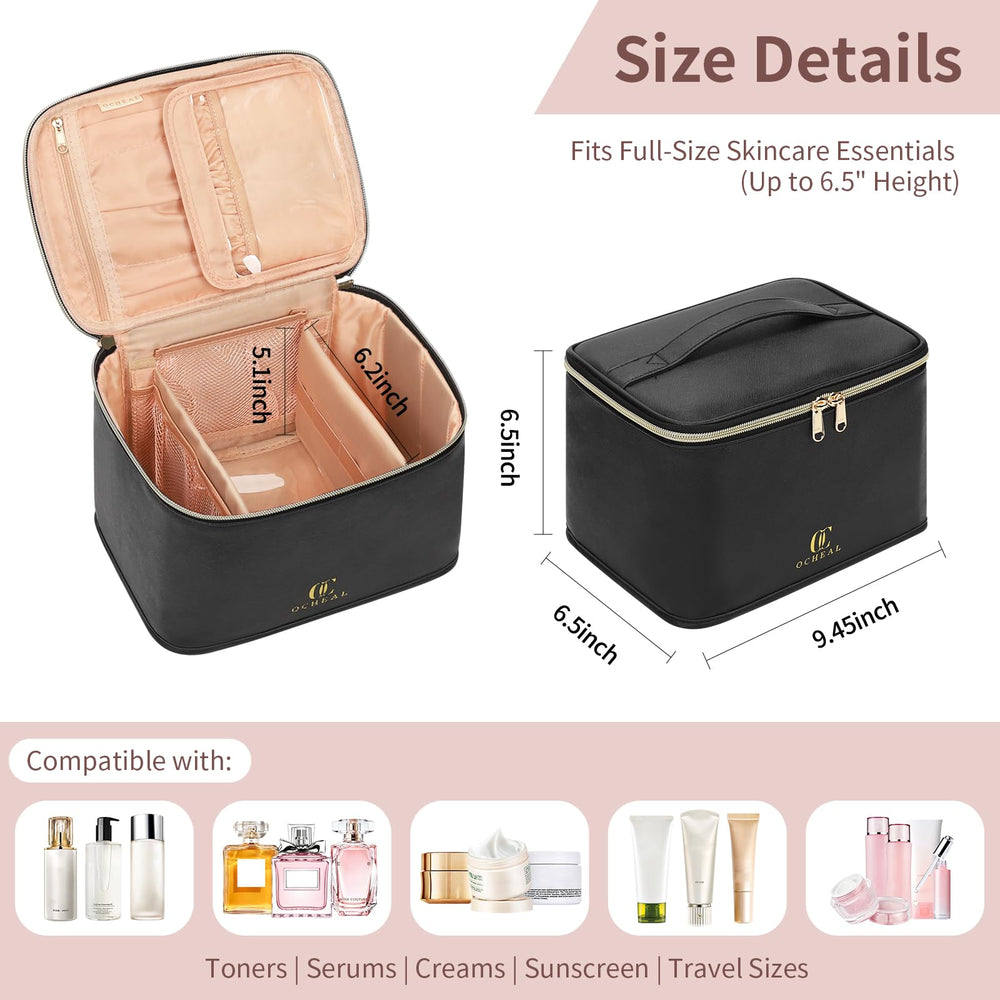 OCHEAL trousse-maquillage voyage zone masque-visage – organise et protege vos masques