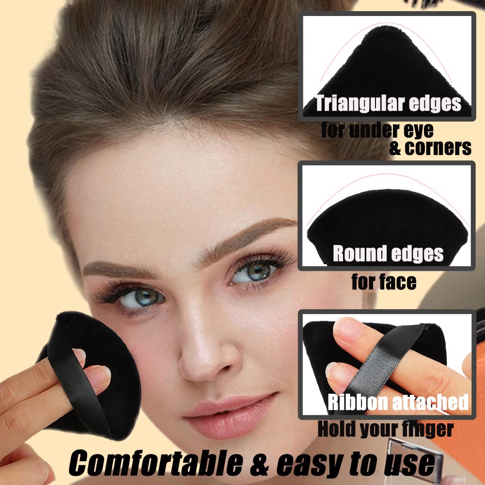Ocim puff triangular para aplicación precisa en áreas pequeñas.