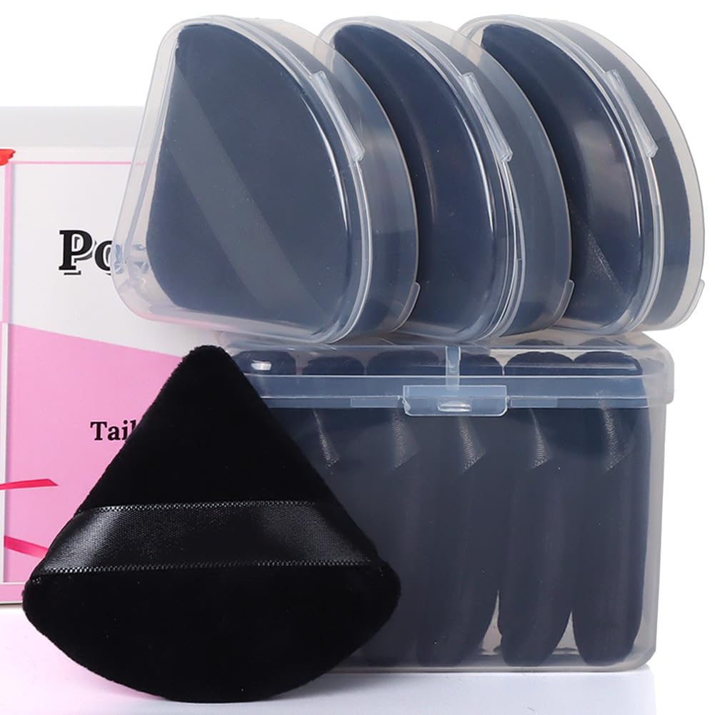 Ocim puff con estuche para viaje, polvo fijado sin manchas.