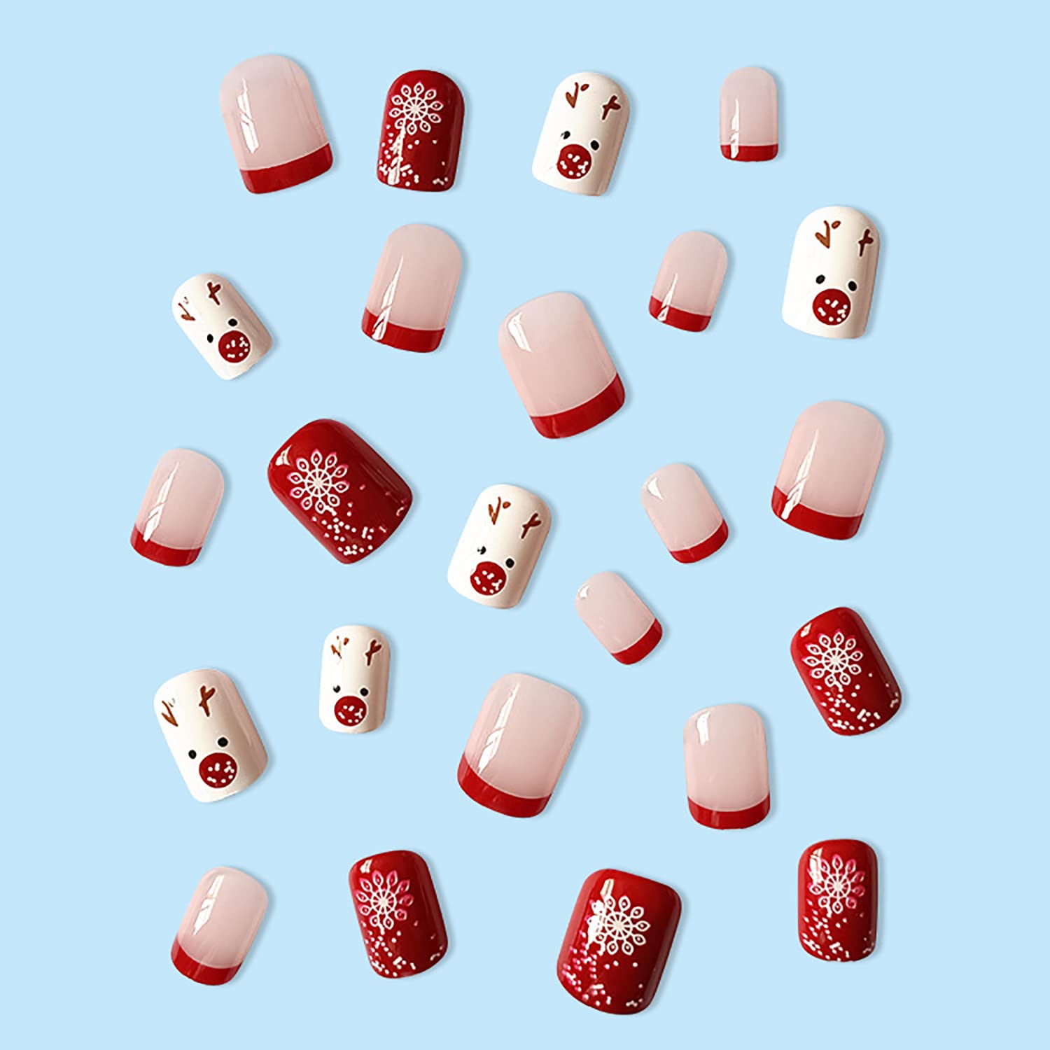 Kit de uñas OCOUYVD para aplicación rápida en casa.