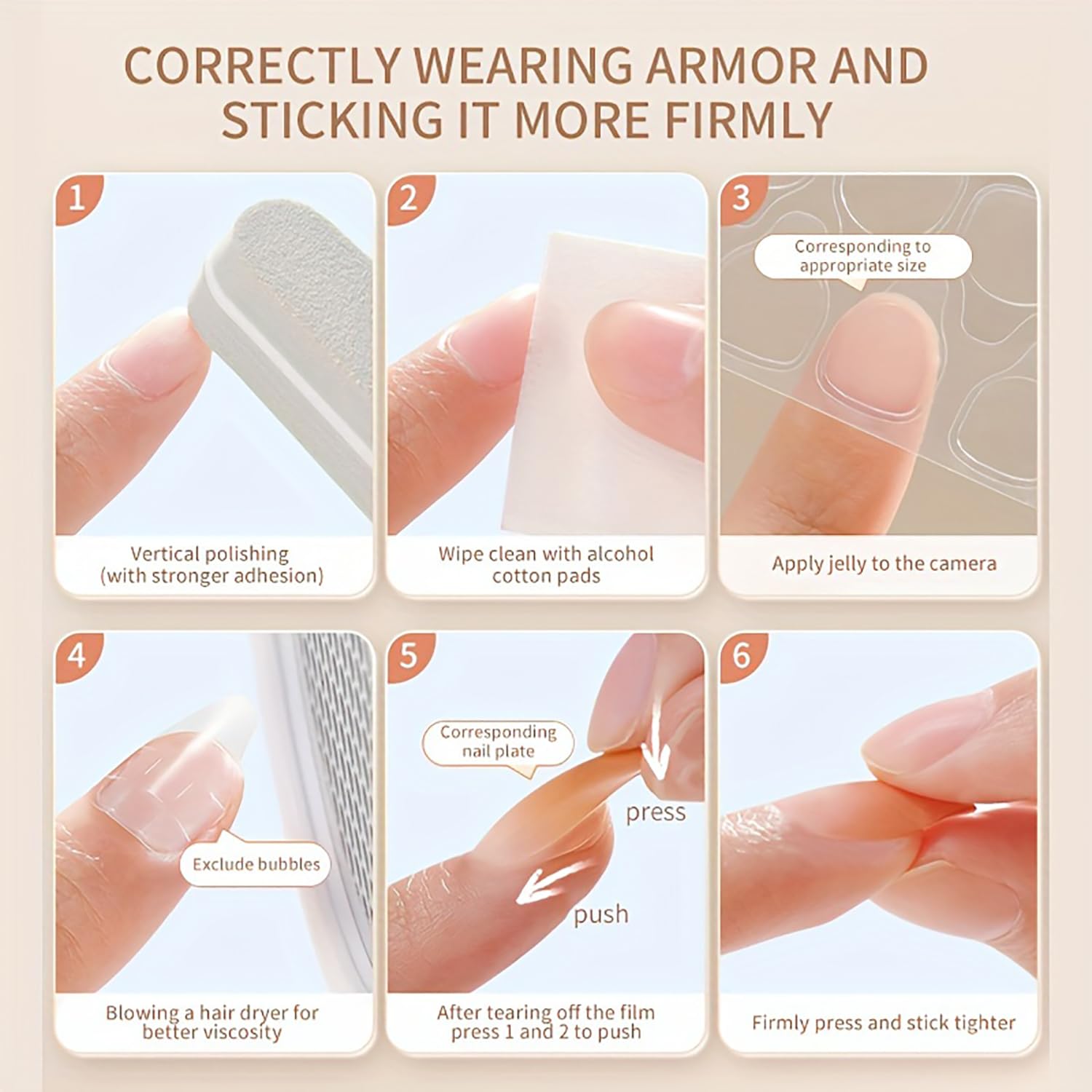 Uñas OCOUYVD: pack 24 unidades para manicura completa