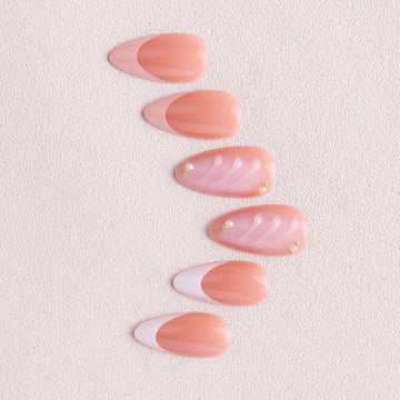 Uñas OCOUYVD con adhesivo jelly para una aplicación rápida.