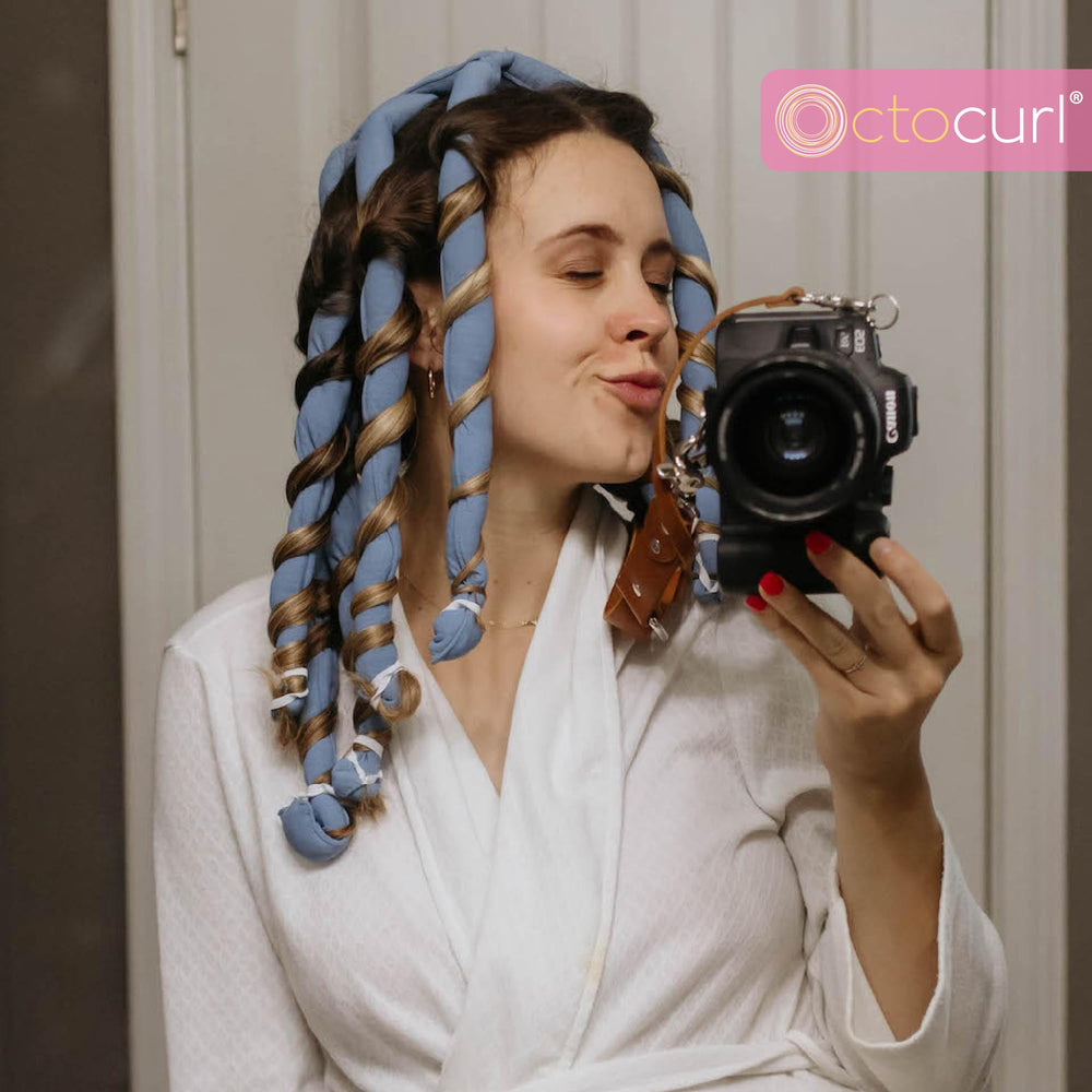 Octocurl experiencia sin dañar puntas y cabello suave.
