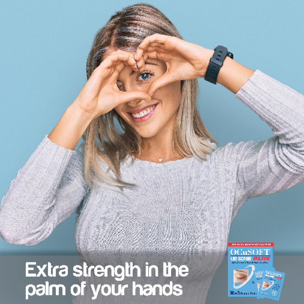 Higiene diaria de parpados con OCuSOFT, rutina simple