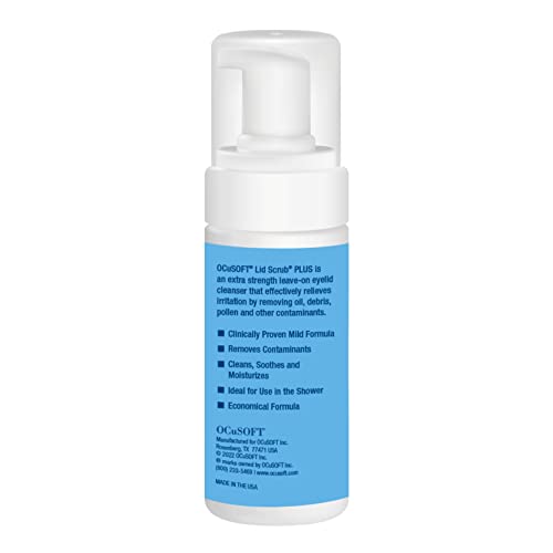OCuSOFT Lid Scrub PLUS: dosificador preespumado para aplicación rápida