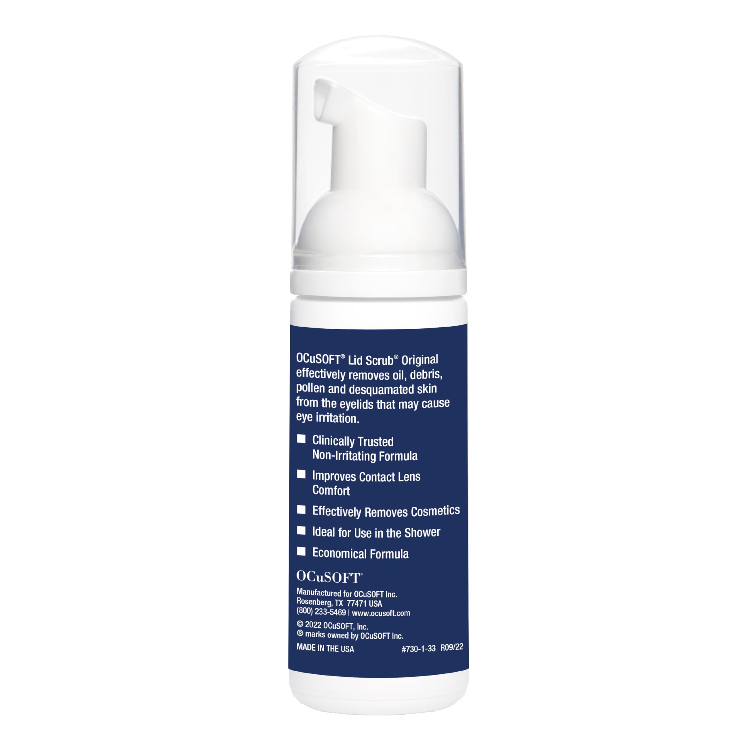 OCuSOFT Original dispensador con espuma lista para aplicar.