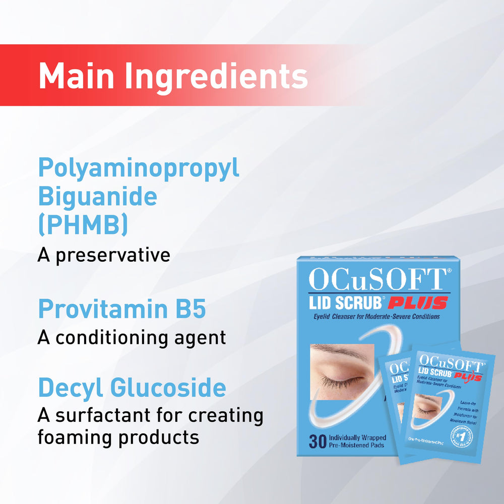OCuSOFT toallitas para parpados para uso diario suave