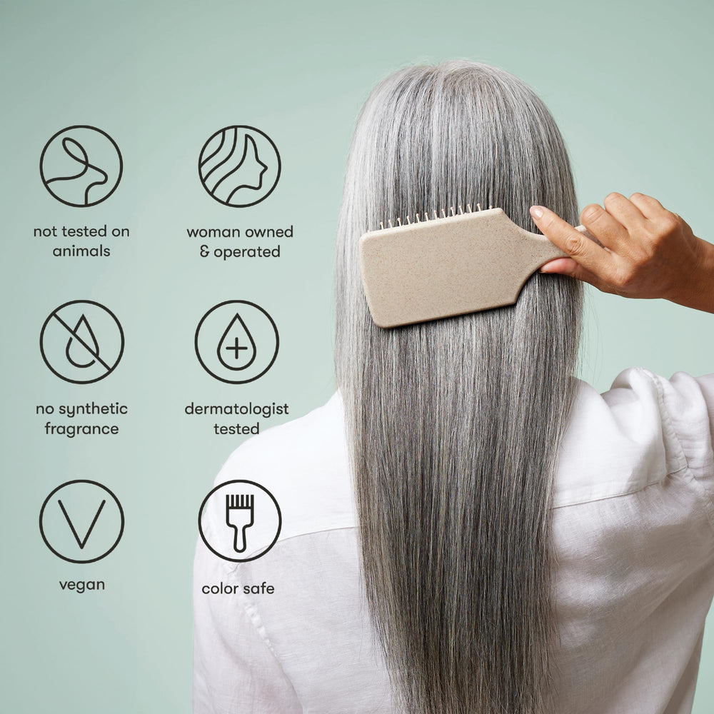 Cabello tras uso: liso y con brillo natural.