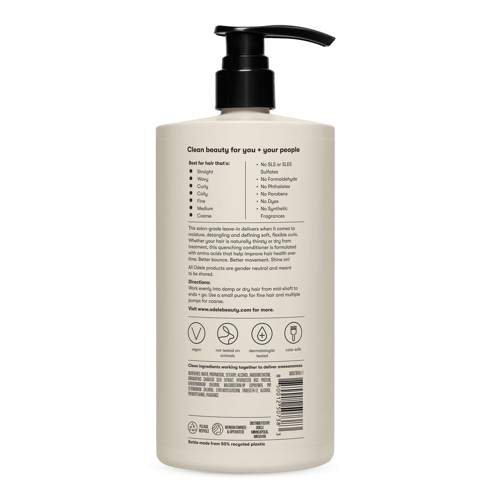 Producto apto para todo tipo de cabello con Odele Leave-In Conditioner