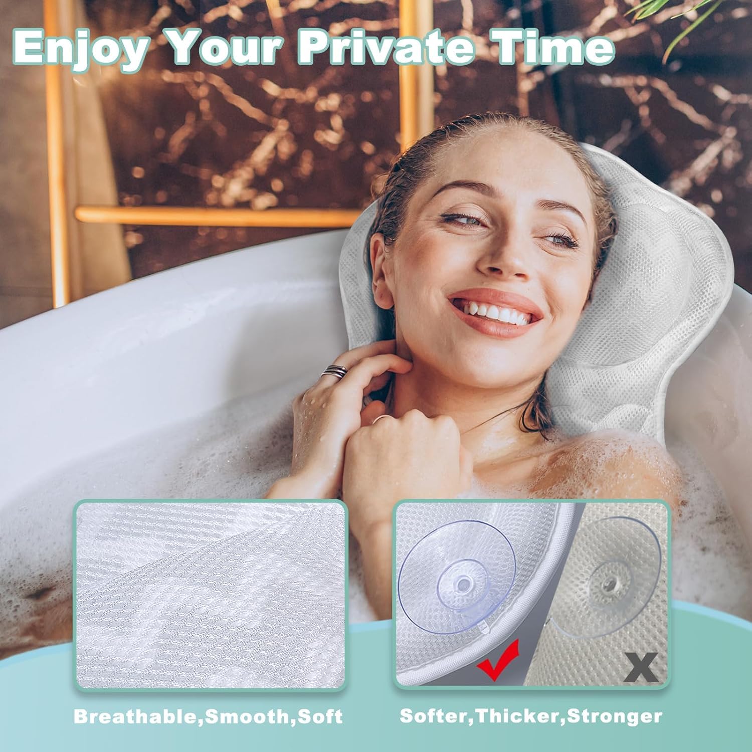 Accesorios de baño ODOX.MS para tina, lujo suave