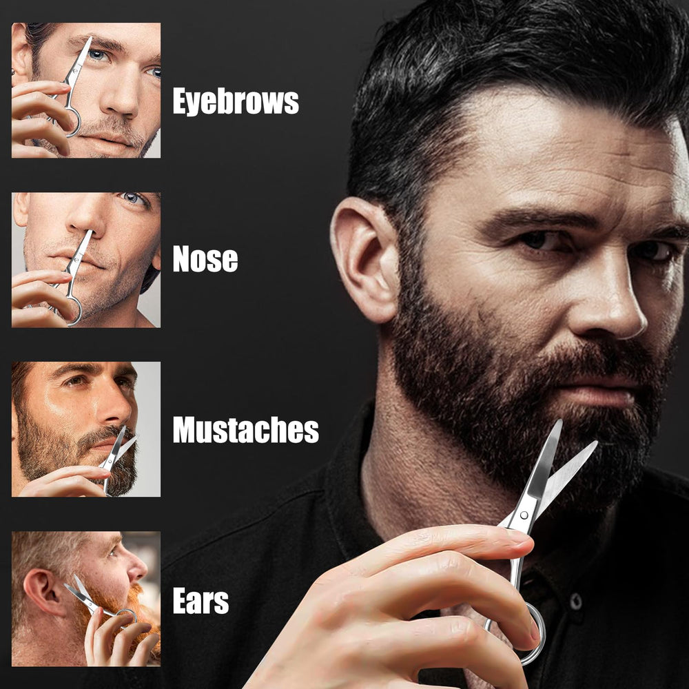 OEAGO kit de cuidado de barba en bolsa de viaje lista para retosques