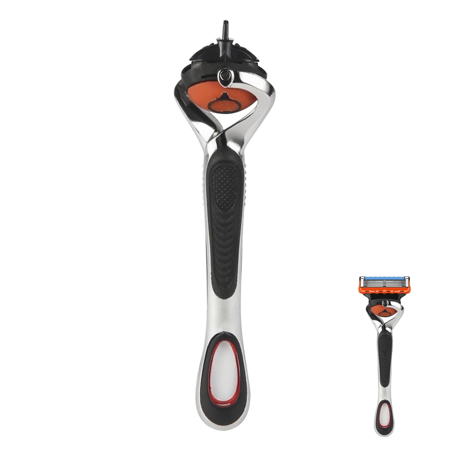 Mango de repuesto OENUASG para Gillette Fusion5 en negro, extiende la vida de tu rasuradora.