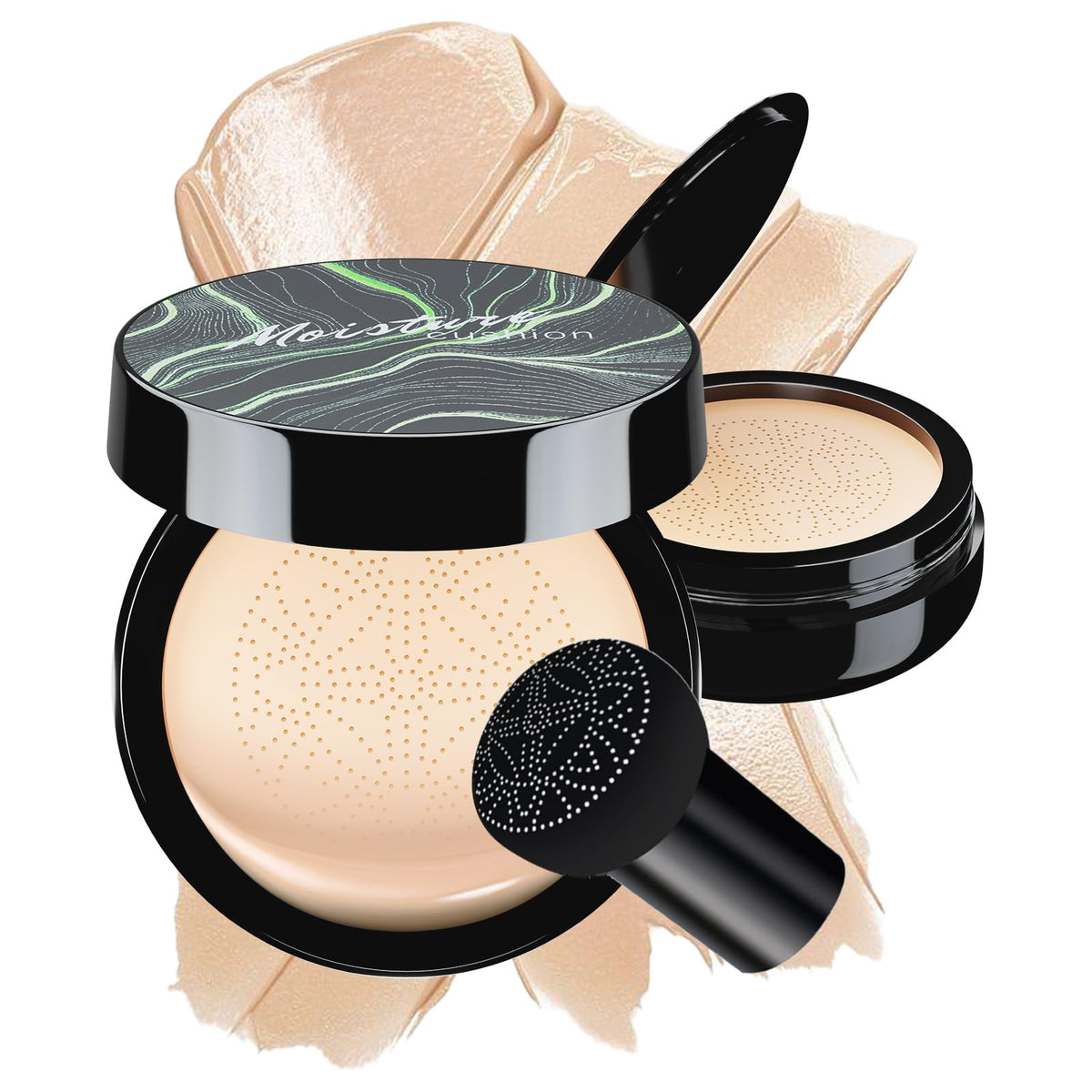 OETUIOW crema CC hongo envase compacto para piel madura