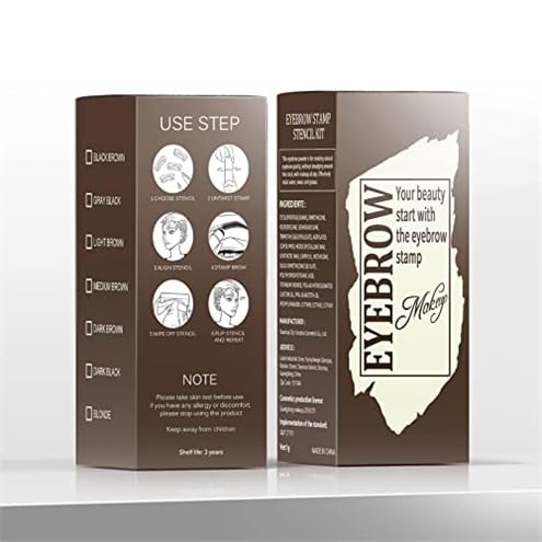 Kit de cejas portátil OETUIOW ideal para viajes y emergencias.