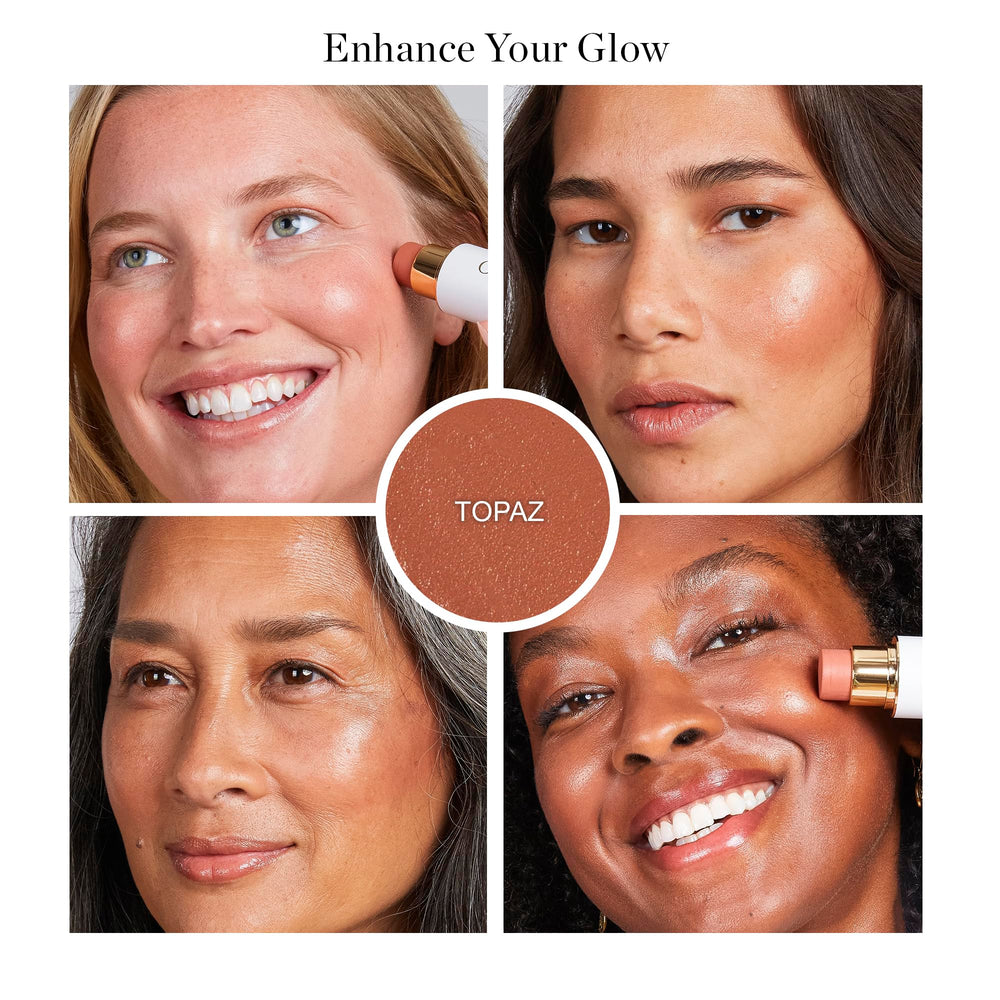 Ogee Barra Facial Esculpida TOPAZ: aplicación suave para un look natural.