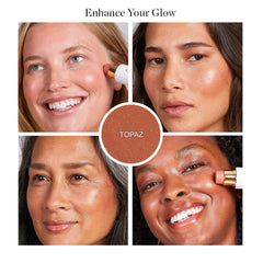 Ogee Barra Facial Esculpida TOPAZ: aplicación suave para un look natural.