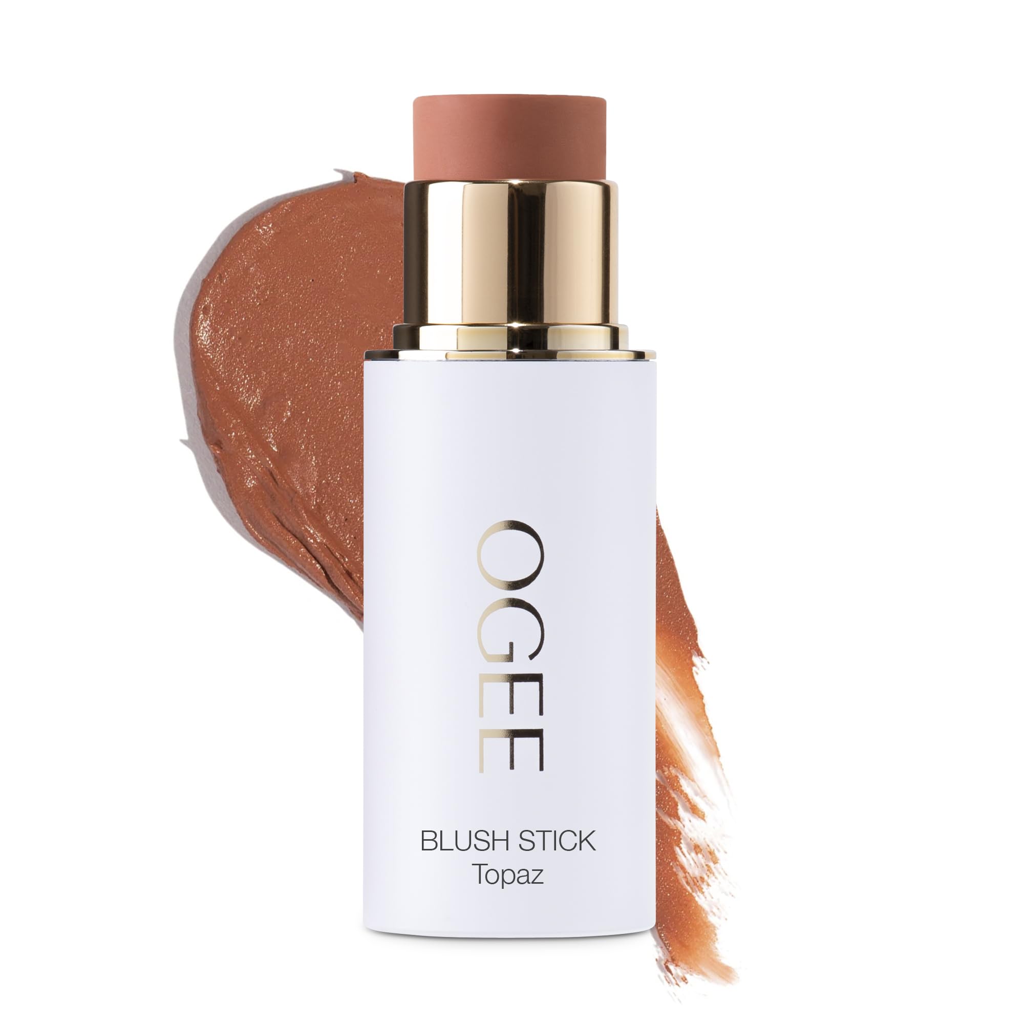 Ogee Sculpted Face Stick TOPAZ: barra cremosa para rubor e iluminador de acabado mate.