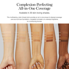 Cobertura adaptable de Ogee para balancear la piel y cubrir imperfecciones.