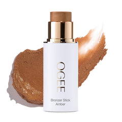 Ogee bâton bronzant visage Ambre, fini naturel et hydratant.