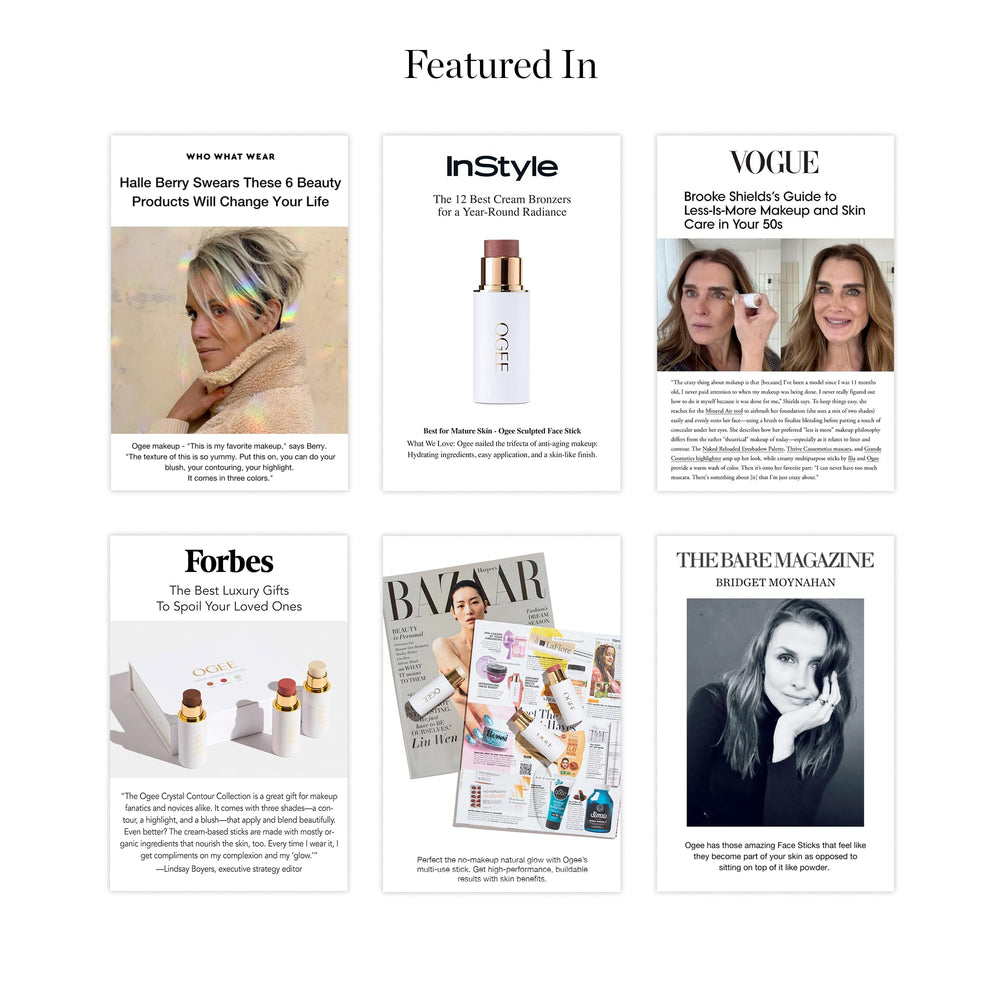 Ogee bâton lueur subtile teint Ambre pour un look naturel.