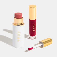 Ogee Lápiz de Rostro Esculpido en Cuarzo Rosa para rubor natural.