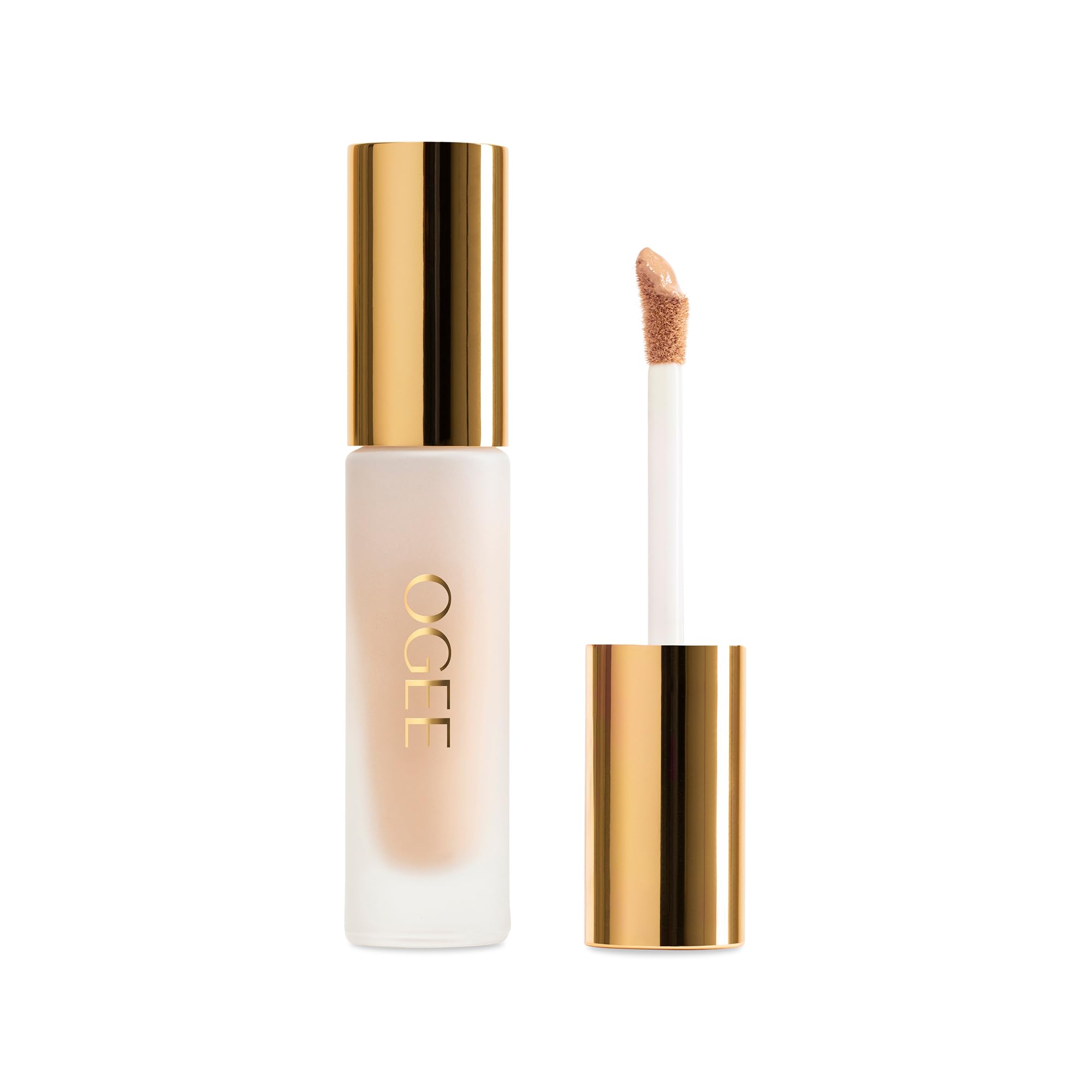 Ogee Concealer, botella con aplicador, para una aplicación precisa y cobertura suave.