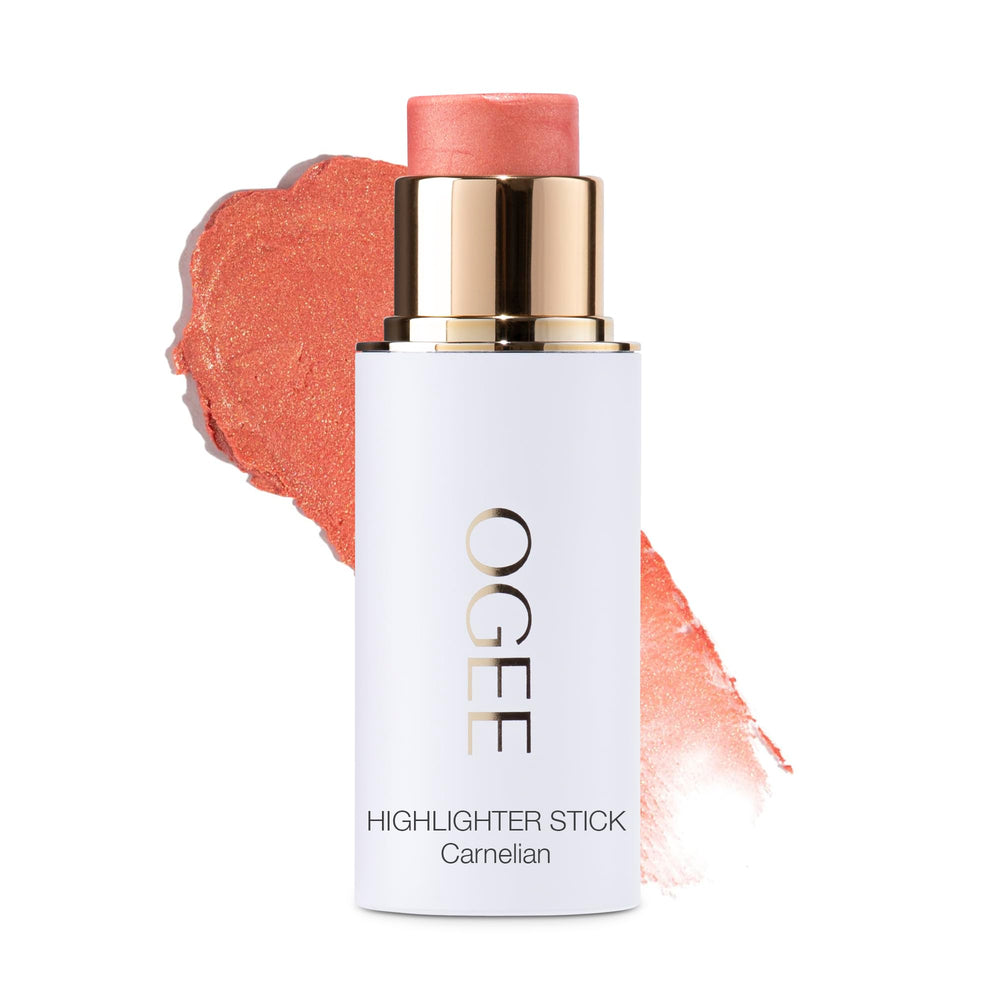 Ogee Sculpted Face Stick Carnelian: aplicación cremosa para un rubor suave y natural.
