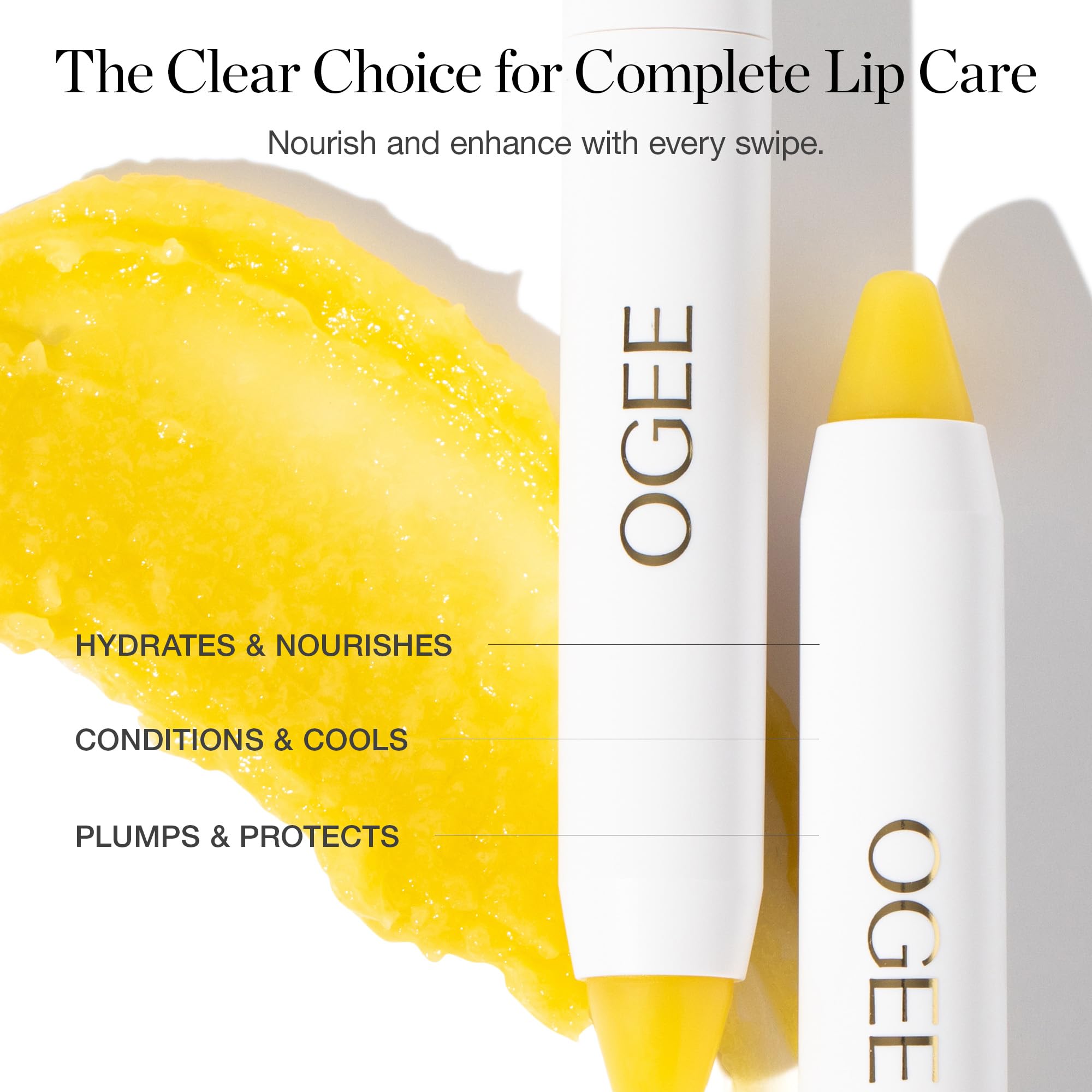 Ogee Sculpted Lip Oil, textura sedosa que se funde al tocar los labios.
