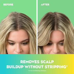 OGX Teatree Mint: cabello brilloso tras lavado, suavidad y luminosidad.