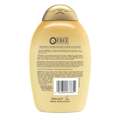 OGX espuma shampoo cremosa: experiencia suave durante el lavado.