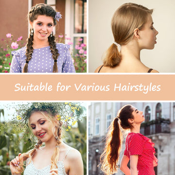 Accesorio para cabello marrón OHCISP, añade estilo versátil a cualquier apariencia