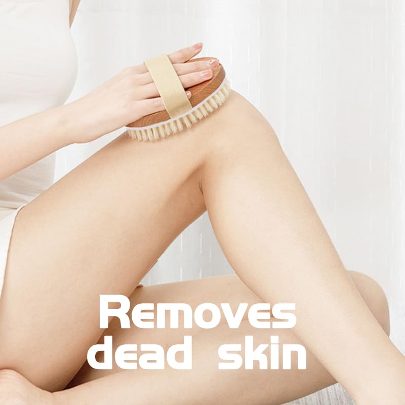 OHOO cepillo con masaje relajante durante la exfoliación
