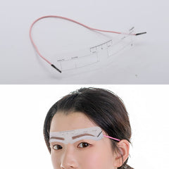 Ohlove aplicación de cejas con plantilla, dibujo rápido y uniforme.