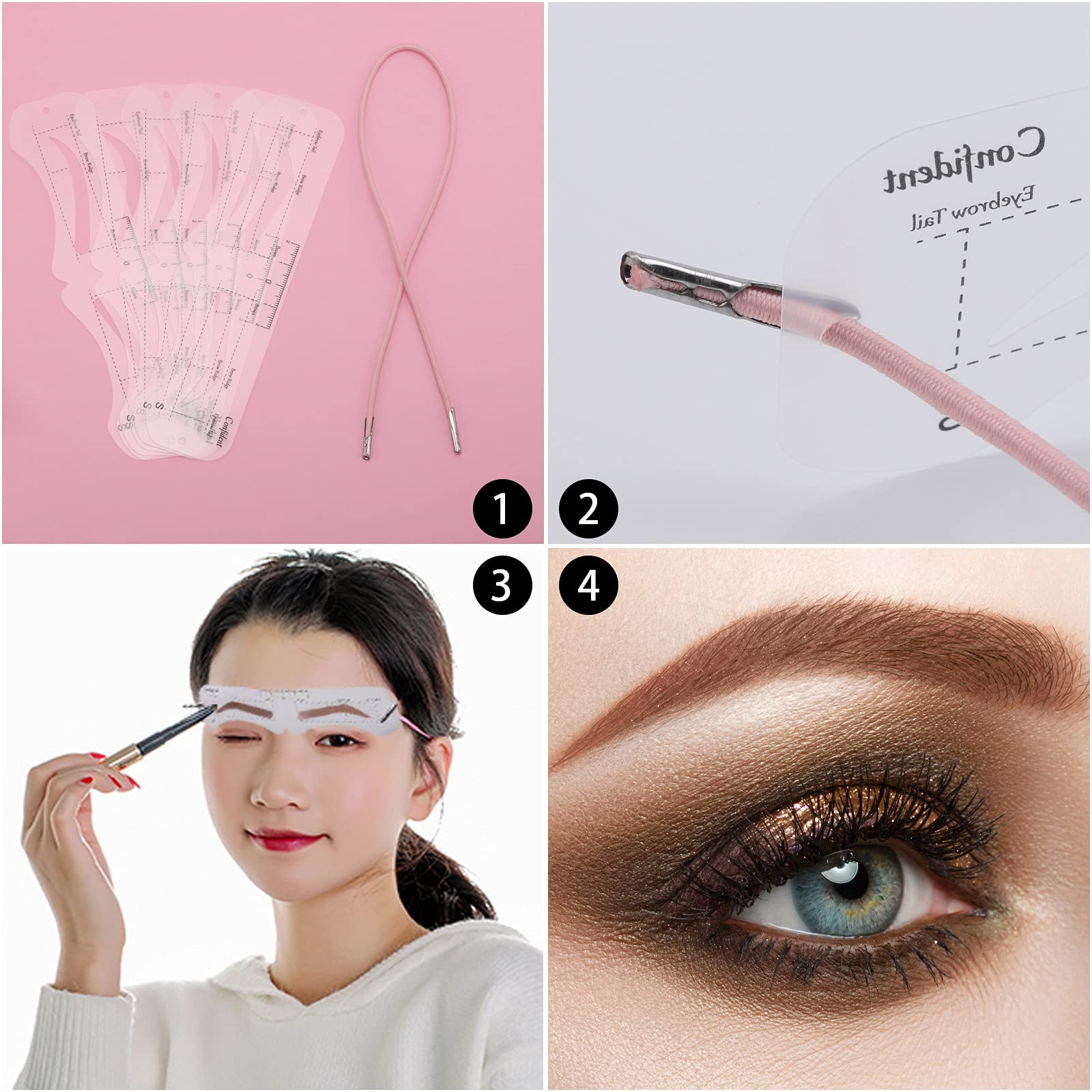 Ohlove kit portátil para cejas, perfecto para maquillaje en cualquier lugar.