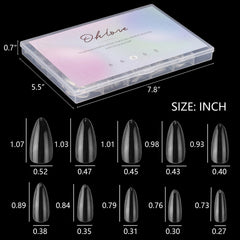 Unas acrílicas claras Ohlove para bricolaje y diseño personalizado.