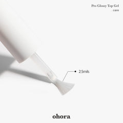 ohora Gel Nail Care nail file included for smooth edges and flawless results