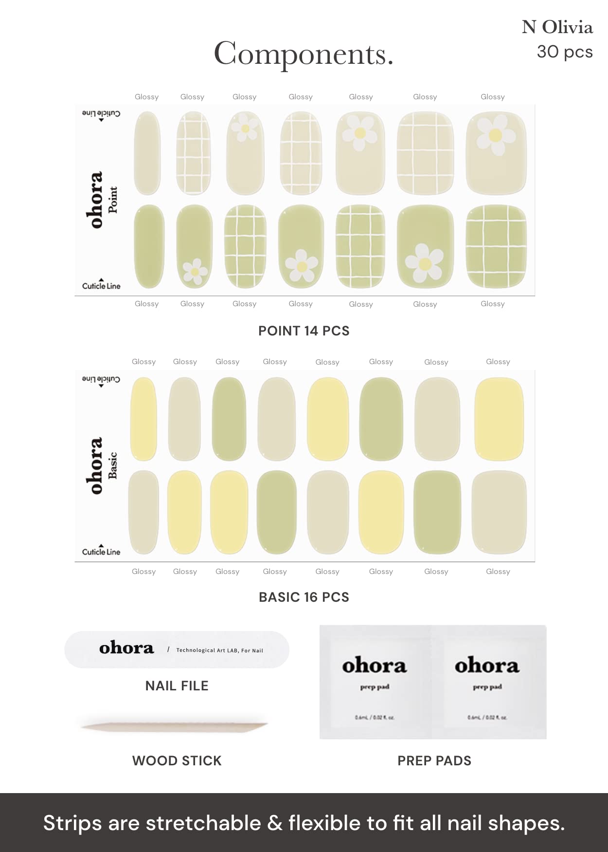 ohora kit incluye preparadoras y herramientas para aplicación limpia
