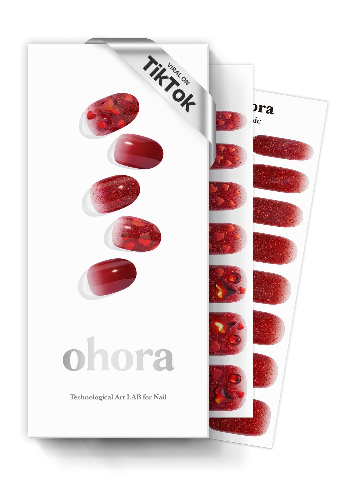 ohora laminas uñas semi-curadas conjunto 30: estilo rápido y duradero en casa.
