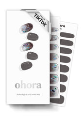 ohora láminas de gel semicuradas con degradado oscuro para uñas elegantes