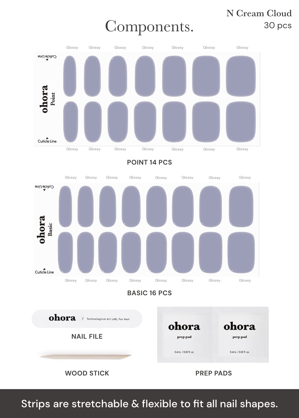 ohora N Cream Cloud accesorios incluidos para aplicación y retoque
