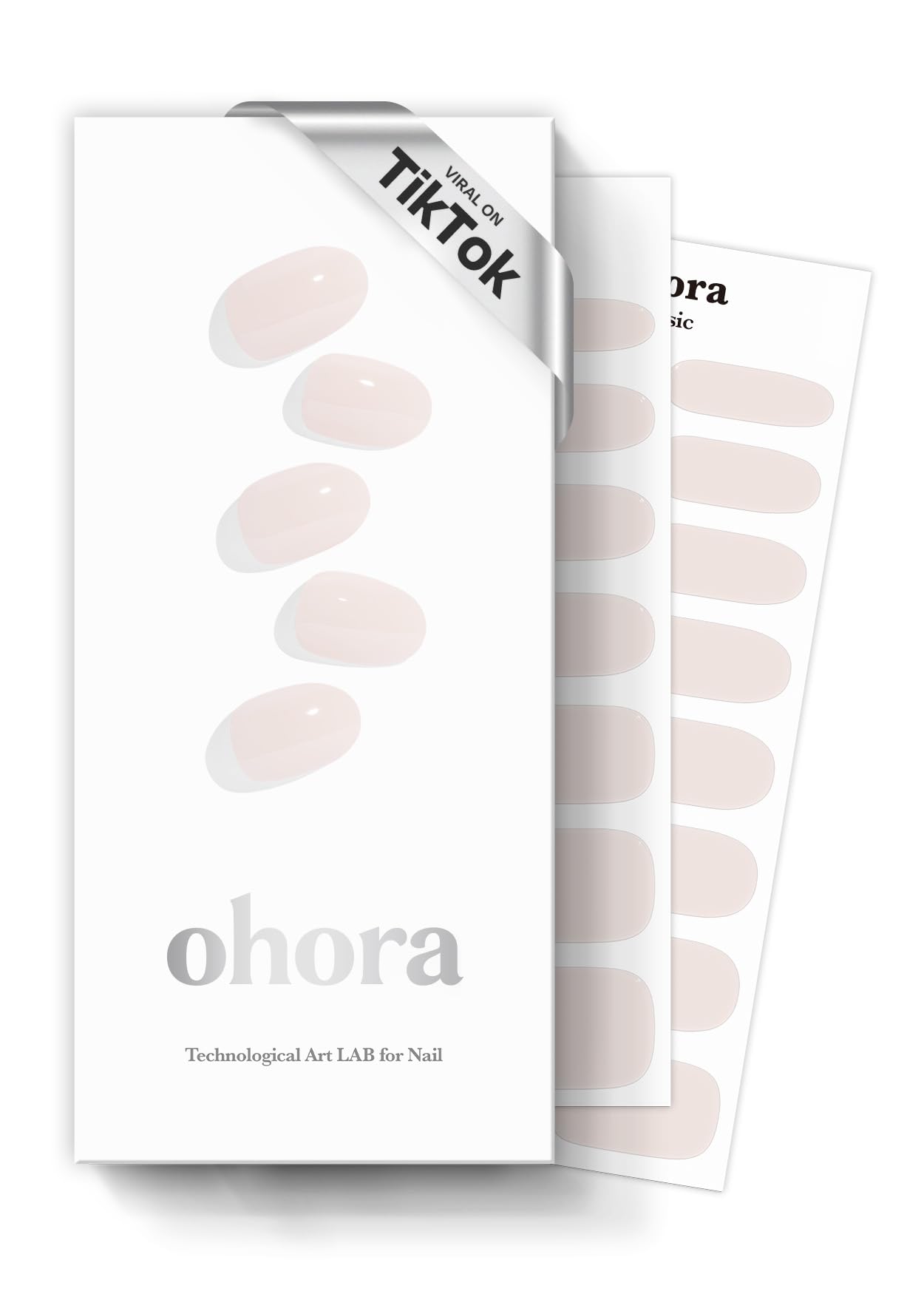 ohora N Cream Light paquete completo de tiras y accesorios para uñas