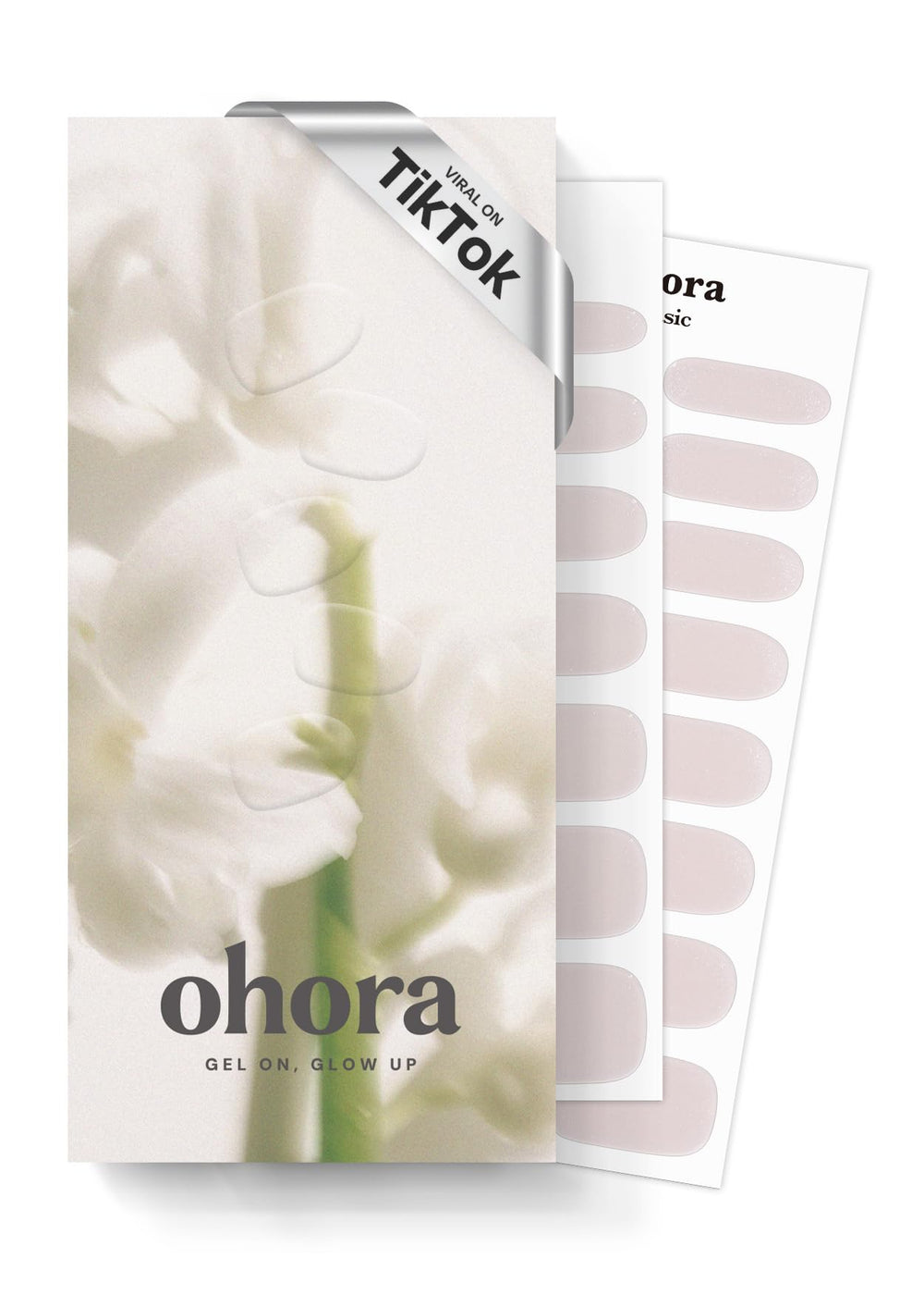 ohora N Glazed Glow kit de uñas para un look de salón en casa