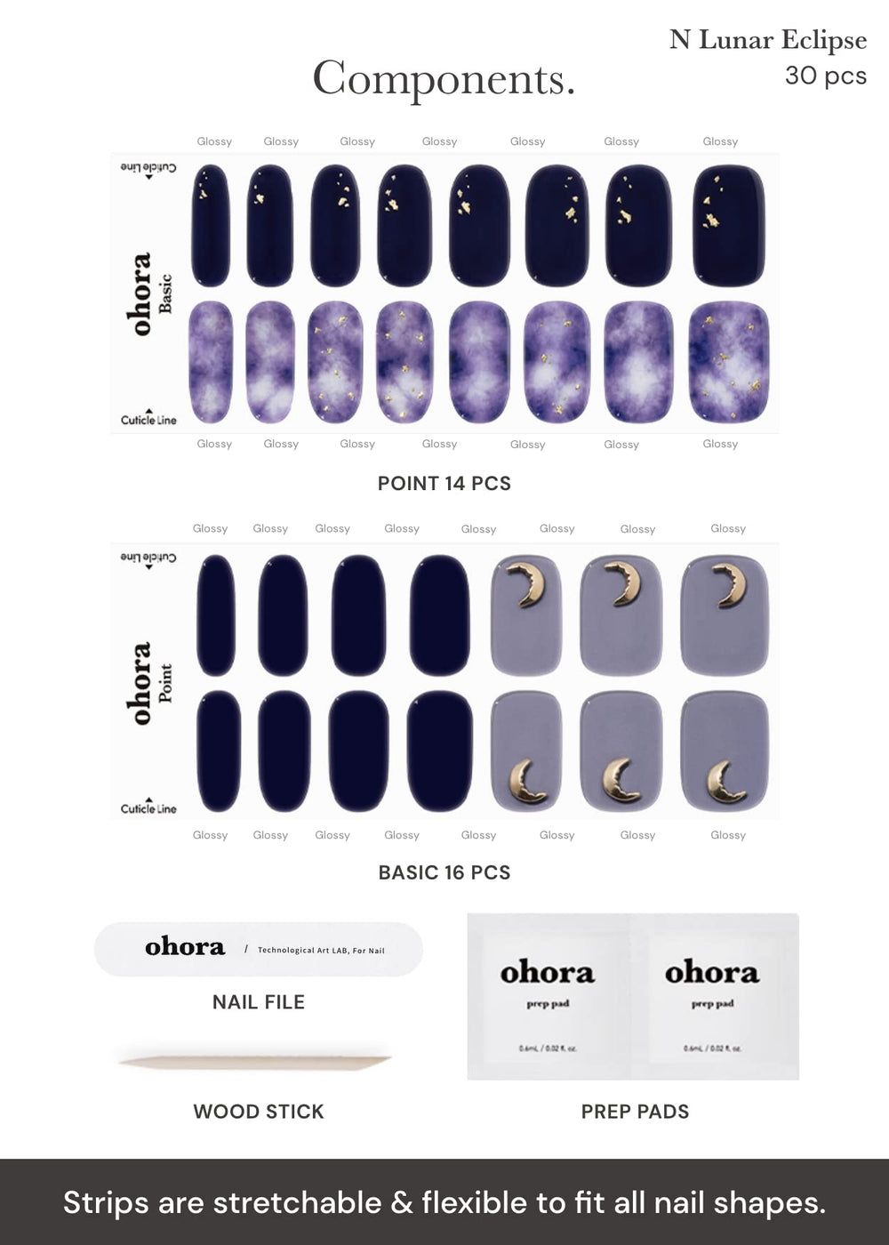 ohora pads de preparacion para uñas, adherencia óptima