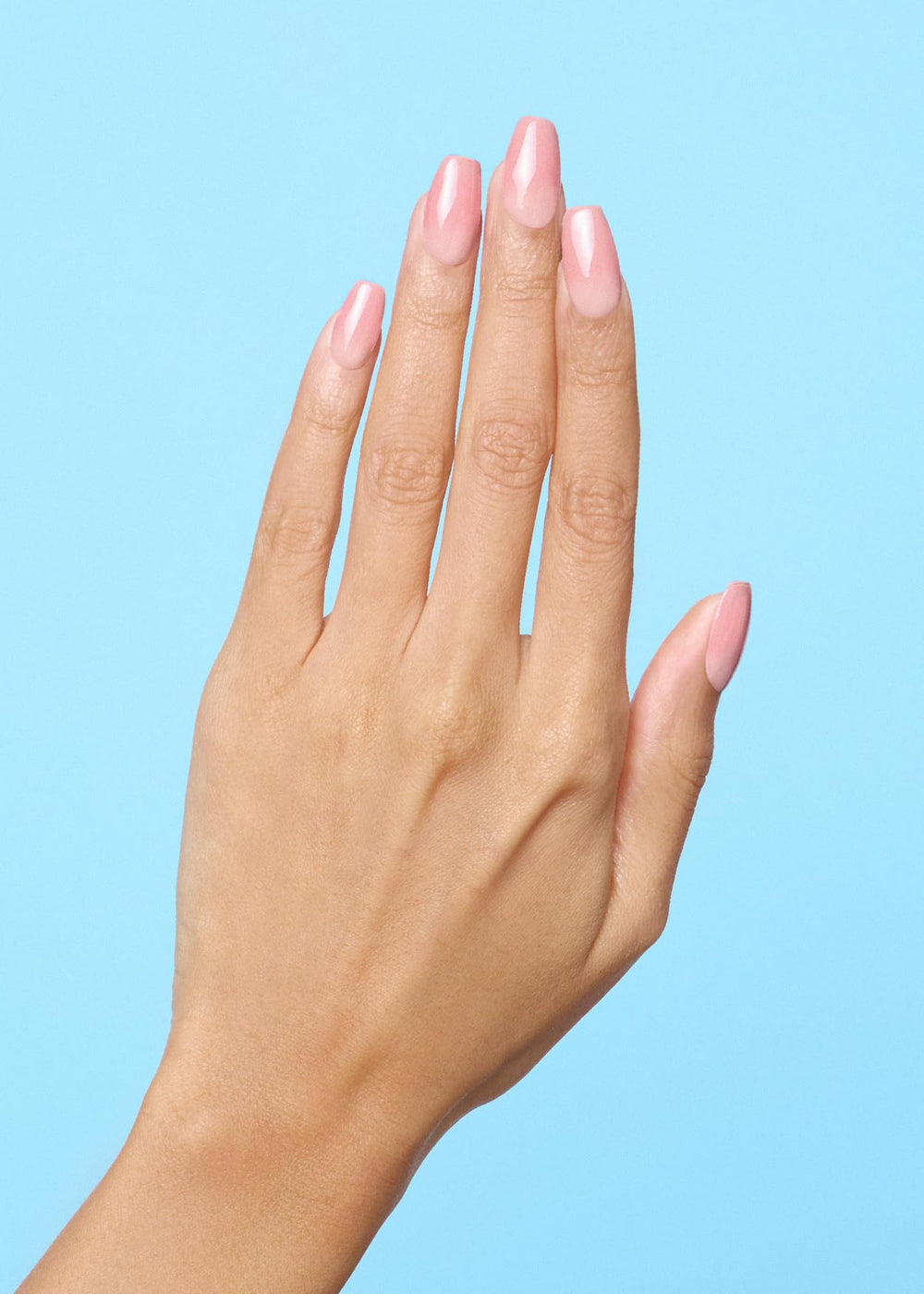 ohora N Milk Rose, tiras con efecto ombre rosa, ideal para looks elegantes.
