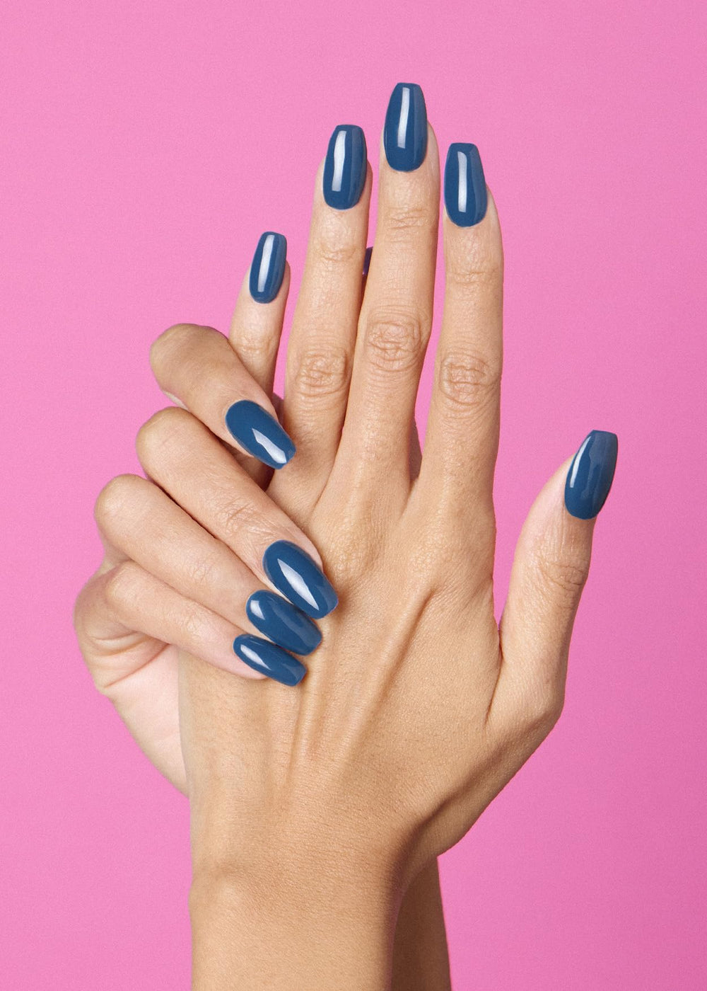 ohora pegatinas uñas Indigo, diseño azul intenso para un look pulido en minutos