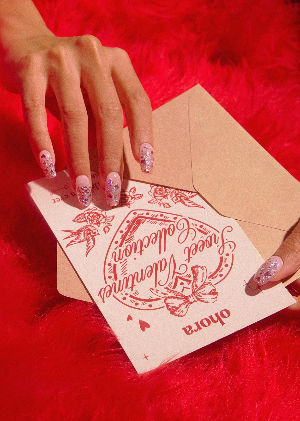 Ohora N Love Bomb rosa brillo: kit completo para uñas con resultados de salón