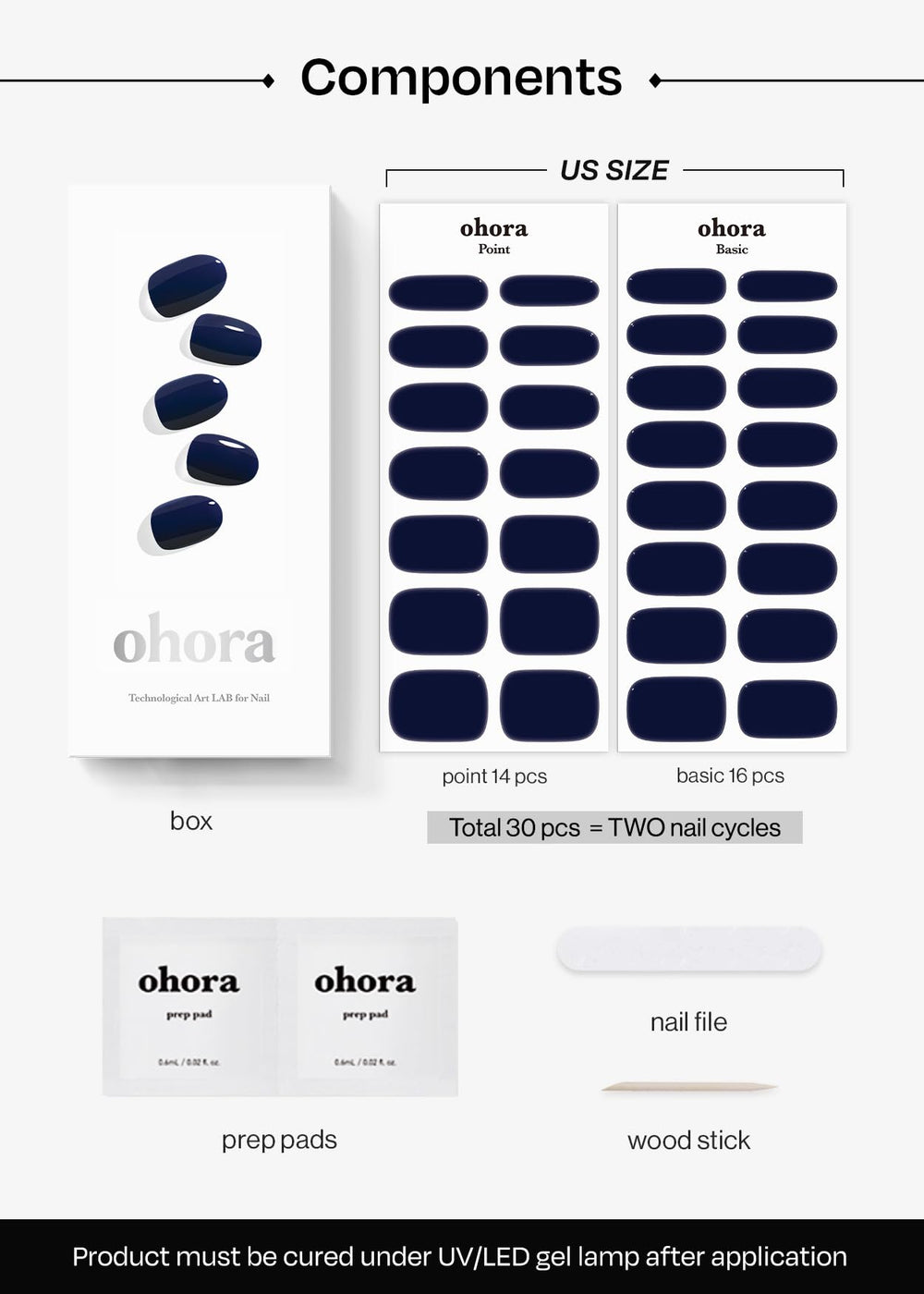 ohora semi curado producto vegano libre de crueldad para uñas