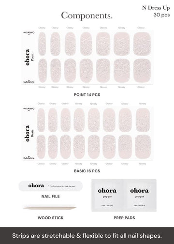 ohora N Dress Up kit de accesorios incluido, una aplicación limpia