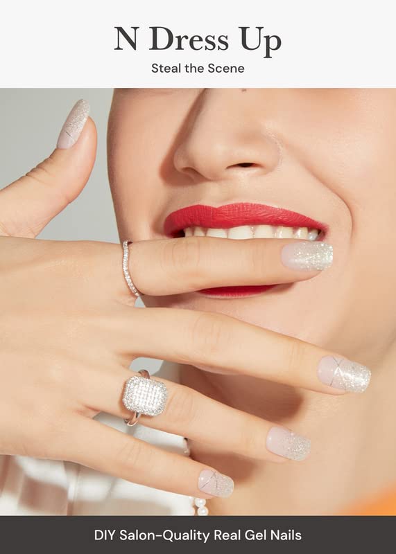ohora N Dress Up tira de gel con patrón, se adapta a uñas redondas o cuadradas